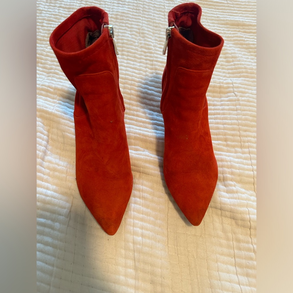 Sam Edelman red booties